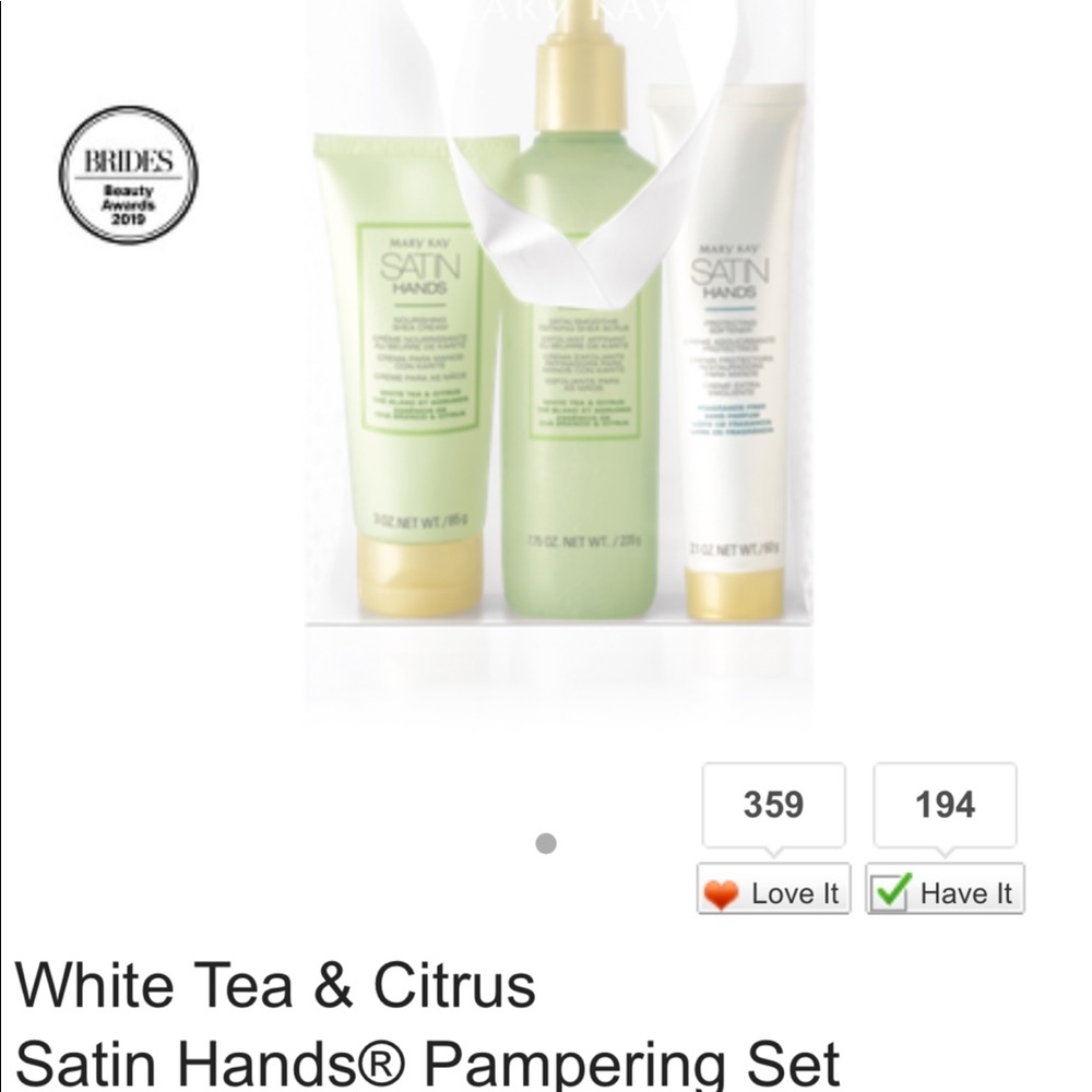 Mary Kay Satin Hands 3-Piece Set 🙌🏻🙌🏻🙌🏻